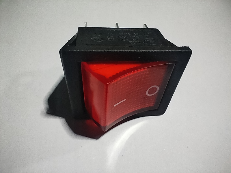 Переключатель кнопочный 16А 250V AC