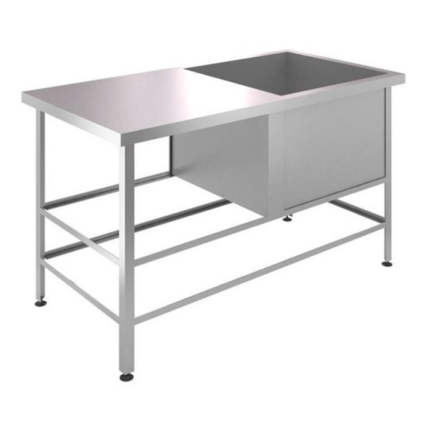 Ванна моечная с рабочей поверхностью ВСРП-С-4/15-П