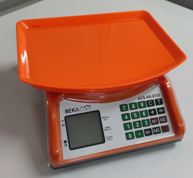 Настольные весы ACS-AR-0725 до 35 кг.