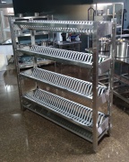 Напольная сушилка для посуды 1.5м