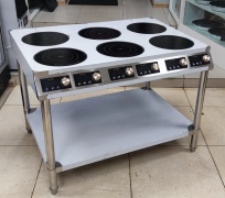 Плита индукционная 6 конфорок